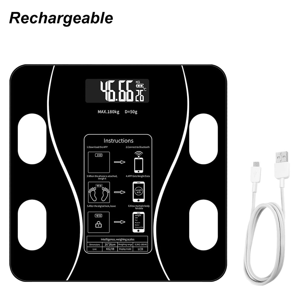 Body Weight Scale Digital Bathroom Scale Bluetooth Weighing Body Fat