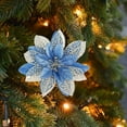 thumbnail image 1 of 1Pcs Christmas Tree Decoration Simulation Flowers Cloth Material Simulation Flowers For Weddings Parties Halls And Other Decorations Holiday Gifts, 1 of 6