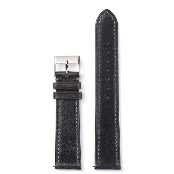 Italian leather strap men's vintage oil wax leather strap ultra-thin frosted watch strap Universal 20/22mm