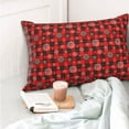 thumbnail image 4 of Sikiie Snowflakes On A Buffalo Plaid Pillow Covers, Throw Pillow Case Cushion Covers,Cushion for Bedroom,Couch,Home-20"x30", 4 of 6