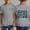 Grey, variant on Boys Tshirts Size 3-4Y Kids Big Brother Letter Print Short Sleeve Crewneck Tee Graphic Toddler Boy Clothes