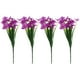 thumbnail image 1 of 1 juego de 4 flores violetas artificiales para decoración de arreglos florales., 1 of 7