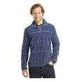 thumbnail image 2 of G.H. Bass & Co. Mens Explorer Quarter-Zip Sweatshirt, Blue, X-Large, 2 of 2