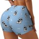 thumbnail image 1 of Balery French Bulldog Puppy Pantalones cortos de entrenamiento estampados para mujer, sin costuras, ajustados, para gimnasio, yoga, correr, deportes, ejercicio activo, fitness.-XX-Large, 1 of 8