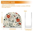 thumbnail image 4 of Yayeee Napkin Holder for Table Kitchen Paper Tissue Organization, Red and White Floral Pattern, 4 of 8