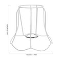 thumbnail image 2 of Minkissy Table Lampshade Frames Desk Light Table Lamp Frame Metal Unique Shape 1Pcs for DIY Enthusiasts, 2 of 8