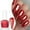Red, variant on Metallic Nail Polish, Mirror Shiny Metal Effect Long-Lasting Quick Dry Nail Lacquers, Multicolor DIY High Gloss Chrome Nail Art Gel Polish, 7ml