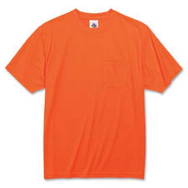 Ergodyne EGO21564 T-Shirt-Grande Orange Luminescente Non Certifiée