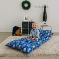 thumbnail image 5 of Wildkin Kids Pillowcase Lounger Cover – Travel-Friendly Sleepover Lounger, Fits Standard Pillows (Pillows Not Included), Soft Cotton Blend, Fun Patterns for Boys & Girls - Robots, 5 of 7