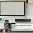 thumbnail image 3 of DVD-225 Home DVD Player DVD VCD Disc Player Digital Multimedia Player AV Output with Remote Control, 3 of 9