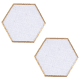 thumbnail image 1 of Posavasos dorados de cristal para bebidas, vidrio tallado elegante para café, té, vino, posavasos para bar, 1 of 5