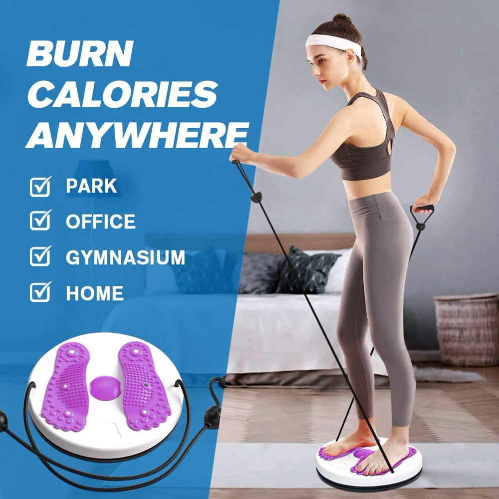 Disque De Torsion Taille Avec Bandes De Résistance Et Massages – Planche D'exercice Pour Perte De Graisse, équilibre, 25 Cm, 100 Kg Max