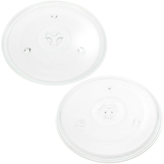 2-Pack Replacement Emerson MW8997SB Microwave Glass Plate - Compatible Emerson P23, 252100500497 Microwave Glass Turntable Tray - 10 1/2" (270mm)