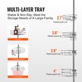 thumbnail image 4 of VEVOR 56" to 114" High Shower Corner Caddy Tension Pole Rust-Proof Tension Pole, 4 of 8