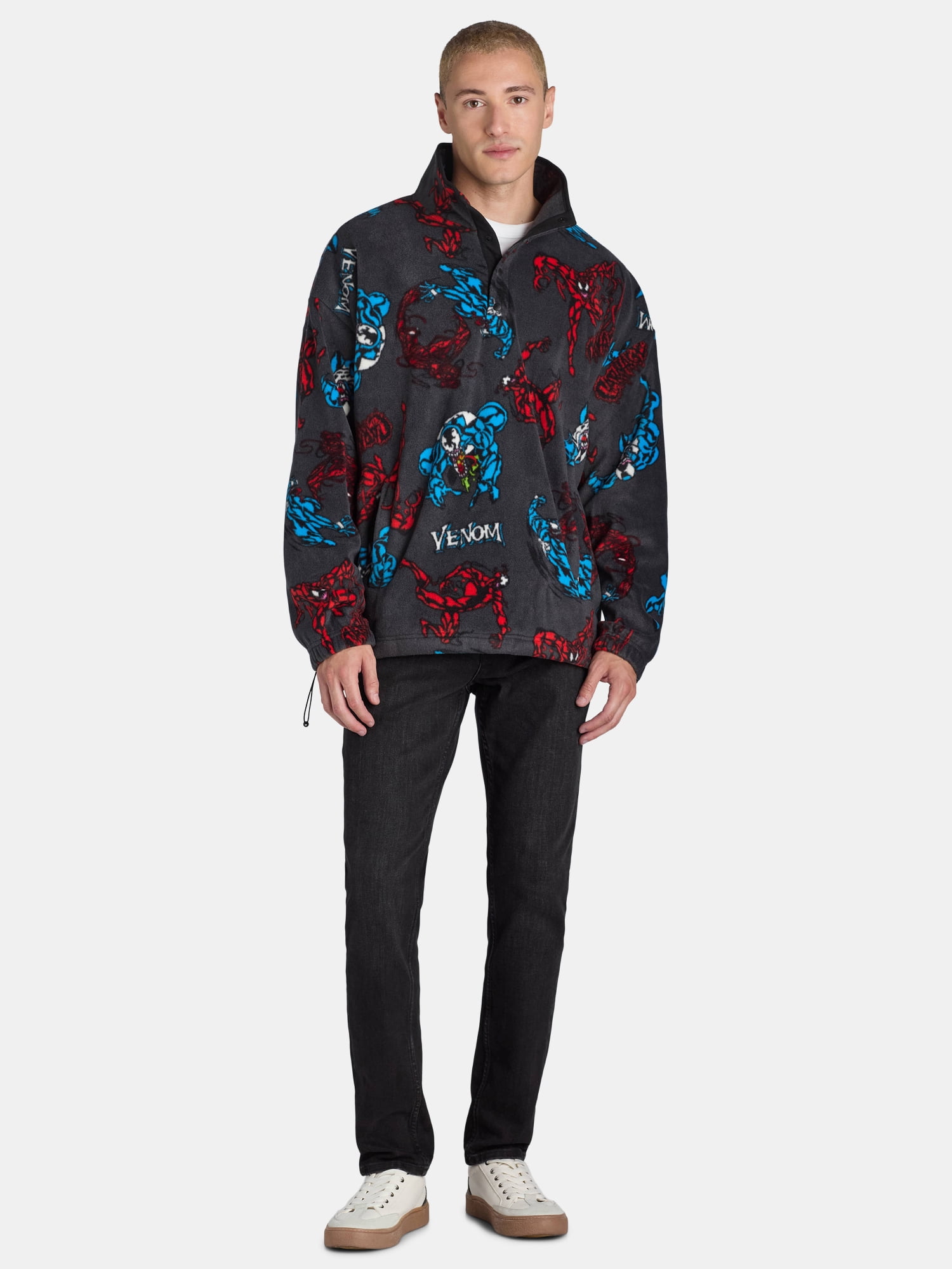 Venom Men's & Big Men's Polar Fleece Sweatshirt, Sizes XS-3XL