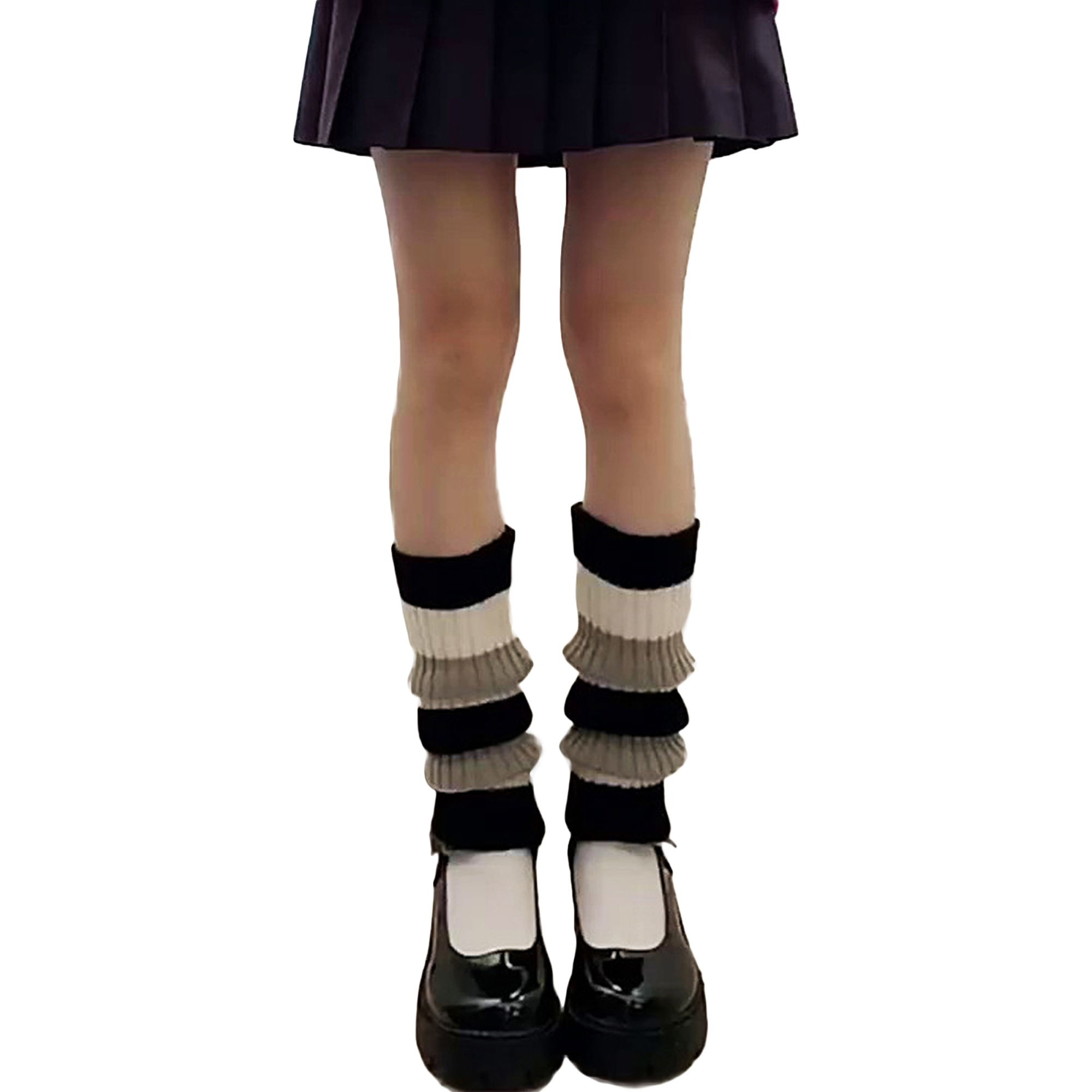 Liacowi Leg Warmers for Women 80s 90s Harajuku Baggy Goth Leg Warmers Knit Leg Warmers