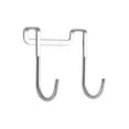 thumbnail image 1 of OOKWE Stainless Steel Hook Storage Rack Door Back Hat Towel Storage Coat Small Hanger, 1 of 14
