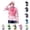 Pink, variant on Afuyipoi Men Long Sleeve Hooded Athletic Jackets,Striped Printed Integrated Face Mask Hood Cooling Pullover Sun Protection Purple XL