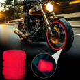 thumbnail image 5 of Tapas de válvulas de neumáticos fluorescentes universales para automóviles, motocicletas, bicicletas, camiones, SUV | Material ABS | Efecto de resplandor nocturno | Anti-polvo a prueba de fugas |, 5 of 5