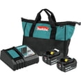 thumbnail image 1 of Paquete de inicio de batería y cargador Makita LXT® de 18 V y 4,0 Ah, 1 of 8