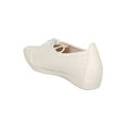 thumbnail image 3 of New Women DbDk Uranus-1 Leatherette Pointy Toe Lace Up Perforated Flat, 3 of 5