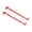 Orange, variant on Professional Fishing Line Tying Tool Fishing Tying Knots Rings Type Anglers Accessory for Quick and Secure Knots