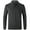 E-Deep Gray, variant on Geeksport Men's 3 Button Quick Dry Long Sleeve Performance Polo Shirts