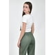 thumbnail image 3 of Crop top basico acanalado /Juvenil, 0177 (Blanco) blanco M, 3 of 5