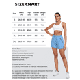 thumbnail image 5 of NELEUS Womens Athletic Shorts Workout Gym Shorts 5.5" Casual Lounge Set with Zipper Pockets 3 Pack,Pink+Blue+Purple,US Size S, 5 of 12