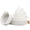 Off White & Black Stitching, variant on 5-Piece Round Off White Woven Cotton Rope Baskets Set For Organizing