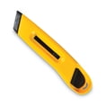 thumbnail image 3 of 3Pc COSCO Plastic Utility Knife with Retractable Blade and Snap Closure 6" Plastic Handle, Yellow, 3 of 3