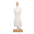 thumbnail image 2 of Mannequin de Robe pour Poupée, Mannequin de Robe pour Poupée de 12,2 Pouces Support d'Exposition de Robe en Tissu Support de Table Mannequin de Couture pour Robes Présentoir de Vêtements avec Base en Bois pour la Couture, 2 of 7