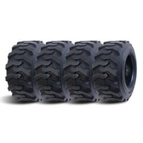 HALBERD 12-16.5 Skid Steer Tires 12-16.5 12 Ply Heavy Duty SKS Industrial Skid Steer Tires , Set of 4 ,Tubeless