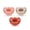Girl Pink, variant on NUK First Choice Comfy 100% Silicone Pacifier, 0-6 months, 3 pack