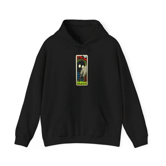 Birdhouse Kirchart Skateboarding Vintage Retro 90s Skate Hoodie Design - L / Black