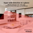 thumbnail image 1 of Tuya Zigbee Smart Motion Sensor WiFi Security Alarm Detection Angle 11 APP Control PIR Detector Anti-pet 110 Degree Detection Angle Battery Powered, 1 of 9