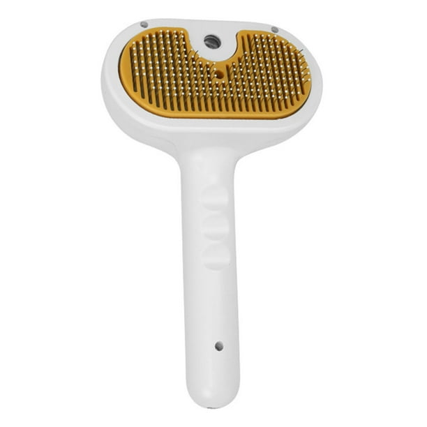 Cepillo de limpieza para perros y gatos con puerto de pulverización, cepillo eléctrico para mascotas, para mudar