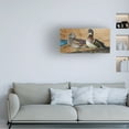 thumbnail image 2 of Canvas Wall Art - Jim Brune 'Wood Ducks Home Sweet Home' Wall Art for Living Room, Bedroom, or Office Décor by Trademark Fine Art - 24 x 12 Inches, 2 of 4