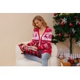 thumbnail image 6 of Uvplove Women's Ugly Christmas Cardigan Long Sleeve Open Front Knit Cardigans Sweater with Pockets F Christmas Red-XL,S-2XL, 6 of 9