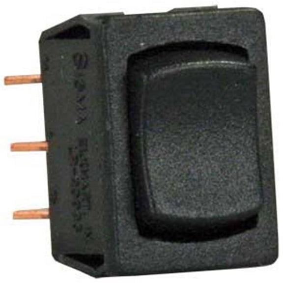 13345 Dpdt Mini On-Off-On Switch - Black