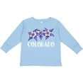 thumbnail image 3 of Inktastic Colorado Columbine Flowers Boys or Girls Long Sleeve Toddler T-Shirt, 3 of 5