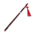 thumbnail image 2 of Esquirla Exquisite Bitter Bamboo Flute Chinese Dizi Gift for Music Lovers G Key, 2 of 8
