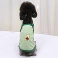 thumbnail image 4 of Frogued Cute Dog Puppy Sleeveless Avocado Dinosaur Print Vest Camisole Pet Clothing (Blue White,2XL), 4 of 13