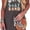 Gray-1, variant on Sun Salt Sand Coconut Tree Sleeveless Mini Dress Casual Sleeveless Summer Beach Vacation Women Workout Mini Dress