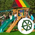 thumbnail image 4 of Bewildely Volante de juguete Preescolar Jardín de infantes Barco Columpio Juguetes Fuera del parque Jugando Torre Juego Props para verde oscuro Type4 NO4, 4 of 6