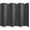 Gray, variant on Sorbus 7-Panel Wide Folding Room Divider Privacy Screen, Hand-Woven Black Mesh