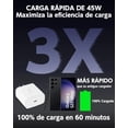 thumbnail image 4 of Cargador Rápido Tipo C 45w Para S23 S23+ Modelo Blanco, 4 of 4