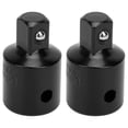 thumbnail image 2 of Fosa 2Pc Socket Adapter Ratchet Wrench Converter Steel 1/2 To 3/8 Conversion Tool Hot, 2 of 8