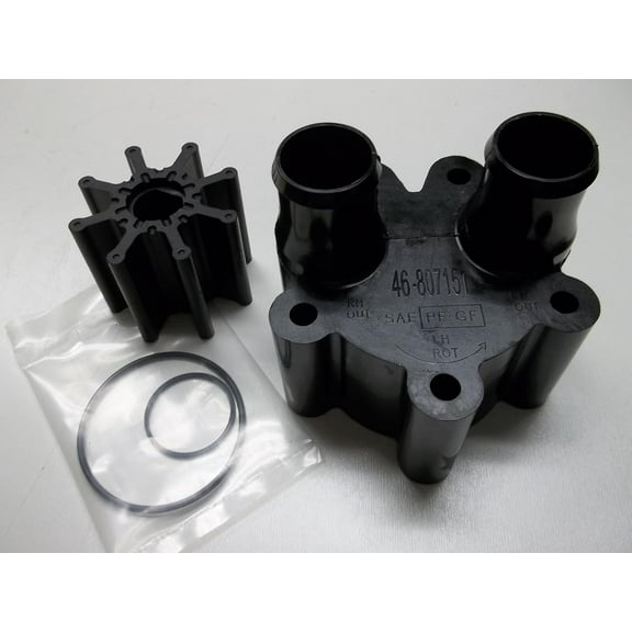 MerCruiser Bravo Water Pumpwater pump Impeller repair Kit with Housing for Mercruiser 4.3 5.0 5.7 6.2 4.3L 5.0L 5.7L 46-807151A14, 46-807151A7, 807151A14, 807151A7, Sierra 18-3150 by FASWORX
