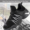 thumbnail image 4 of Steel Toe Cap Work Trainers Men Safety Trainers Non-Slip Puncture Proof Shoes Lightweight Breathable 5-11.5, 4 of 6